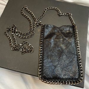 Stella McCartney like chain iPhone size crossbody